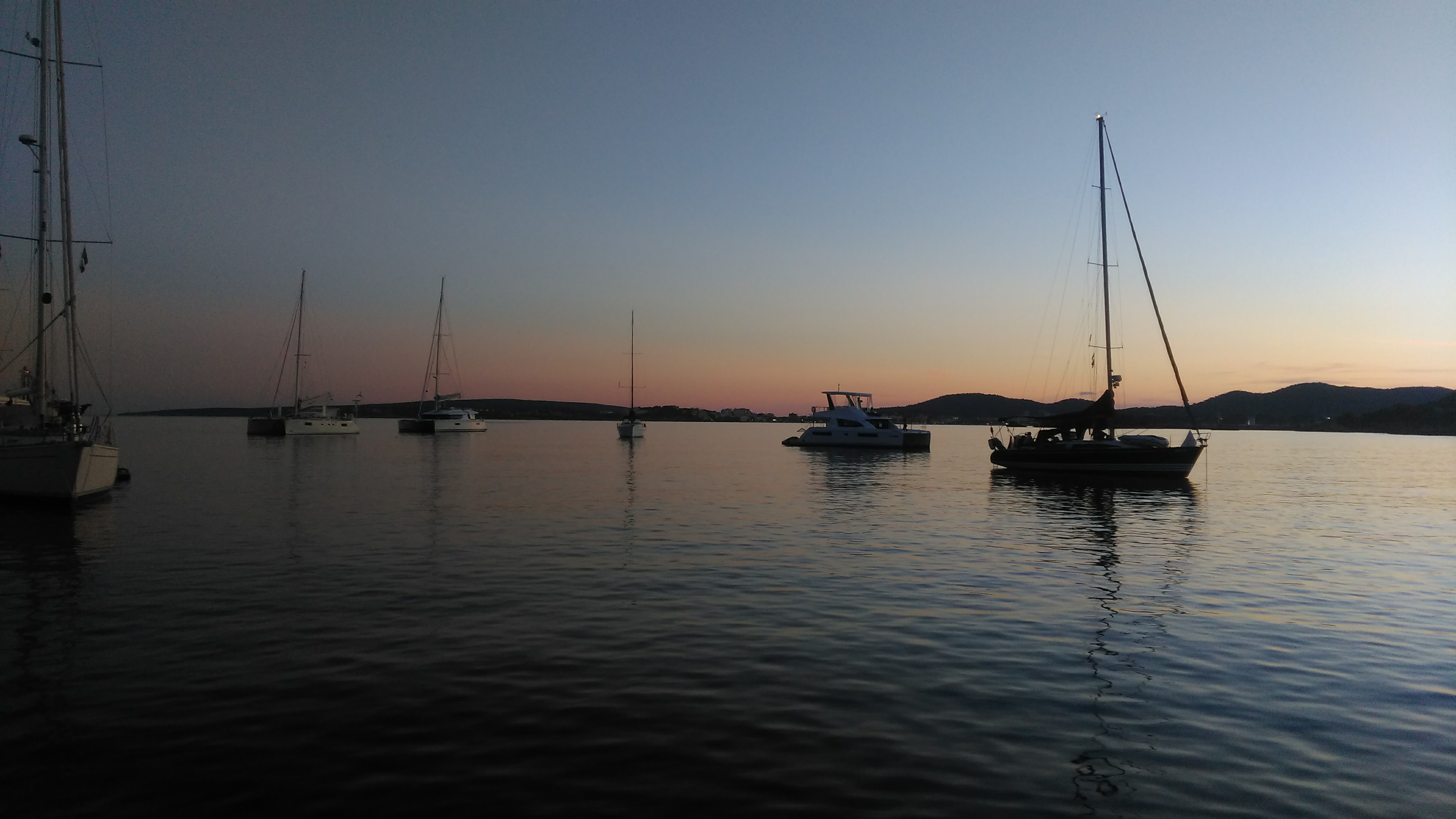 Boats on a Calm Sea